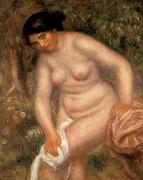 Pierre Renoir Bather Drying herself oil painting artist